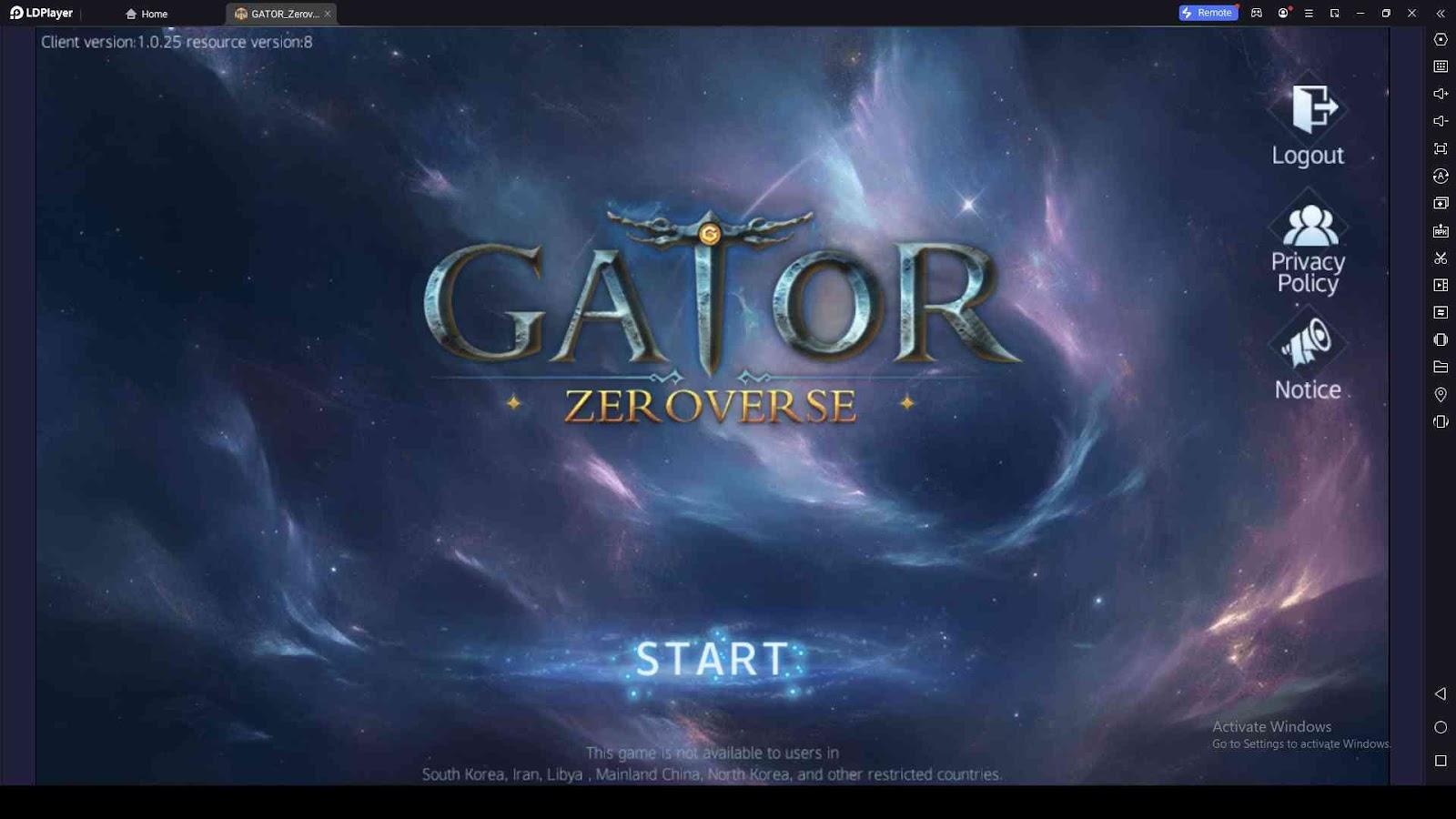 GATOR Zeroverse Beginner's Guide