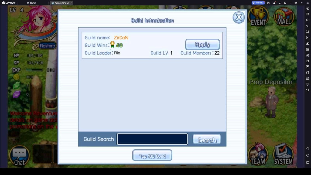 Join a guild