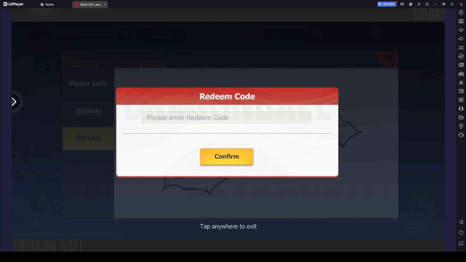 Redeeming Process for the Codes in Must Kill: Last Strike