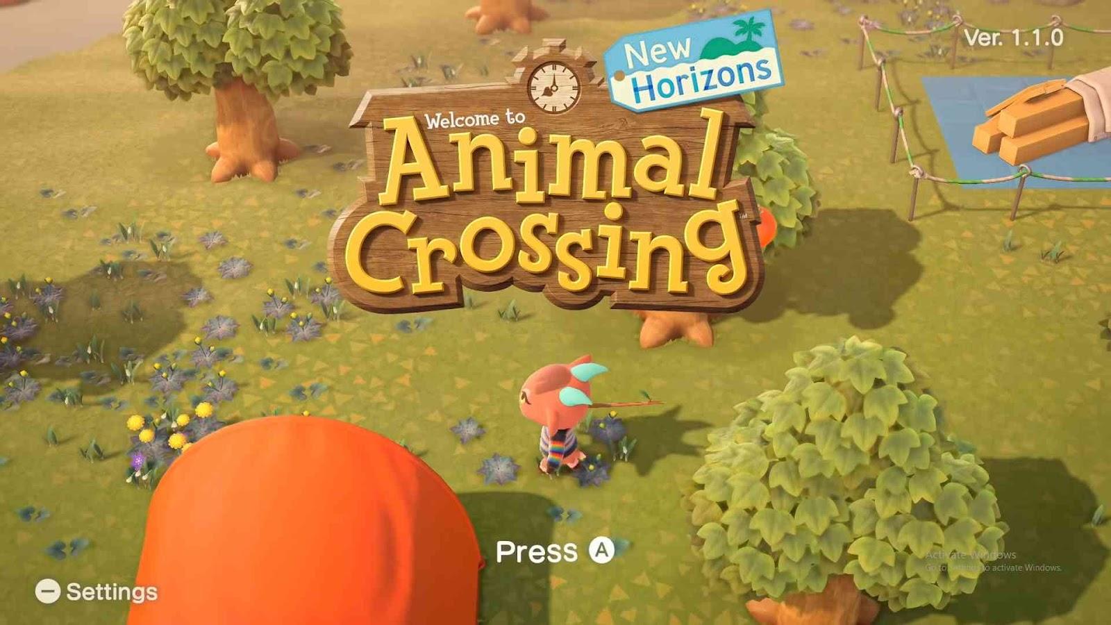 1.Animal Crossing: New Horizons