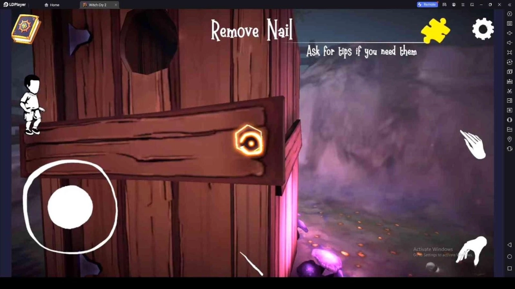 Follow the In-Game Commands