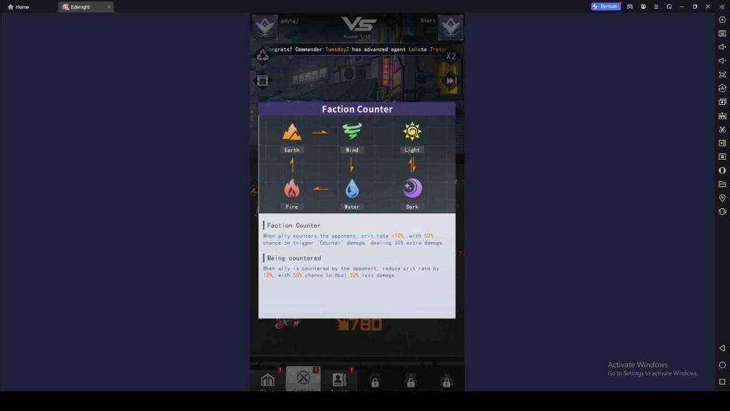 Taking Advantage of the Faction System