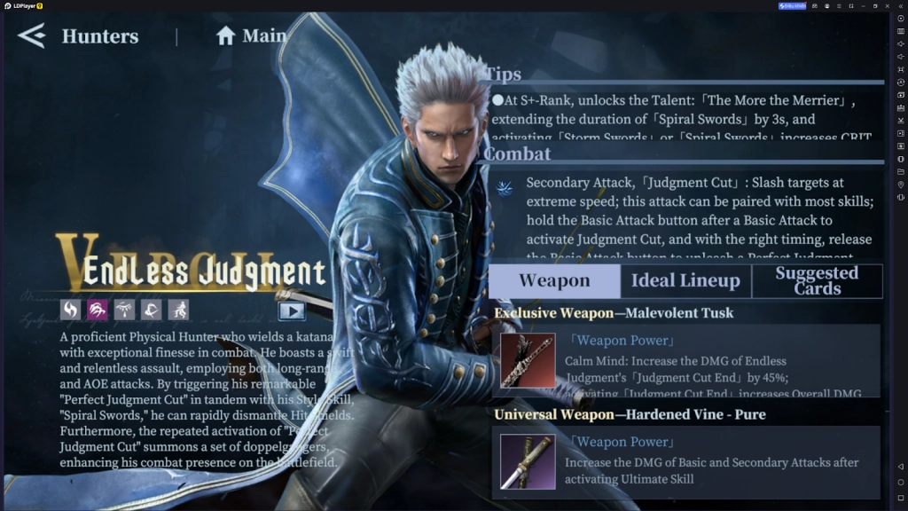 DEVIL MAY CRY: PEAK OF COMBAT Bảng xếp hạng nhân vật / TIER LIST