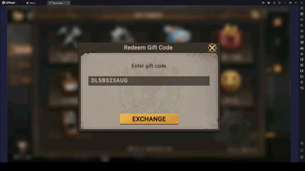 Redeeming Process for the Codes in Doomsday: Last Survivors