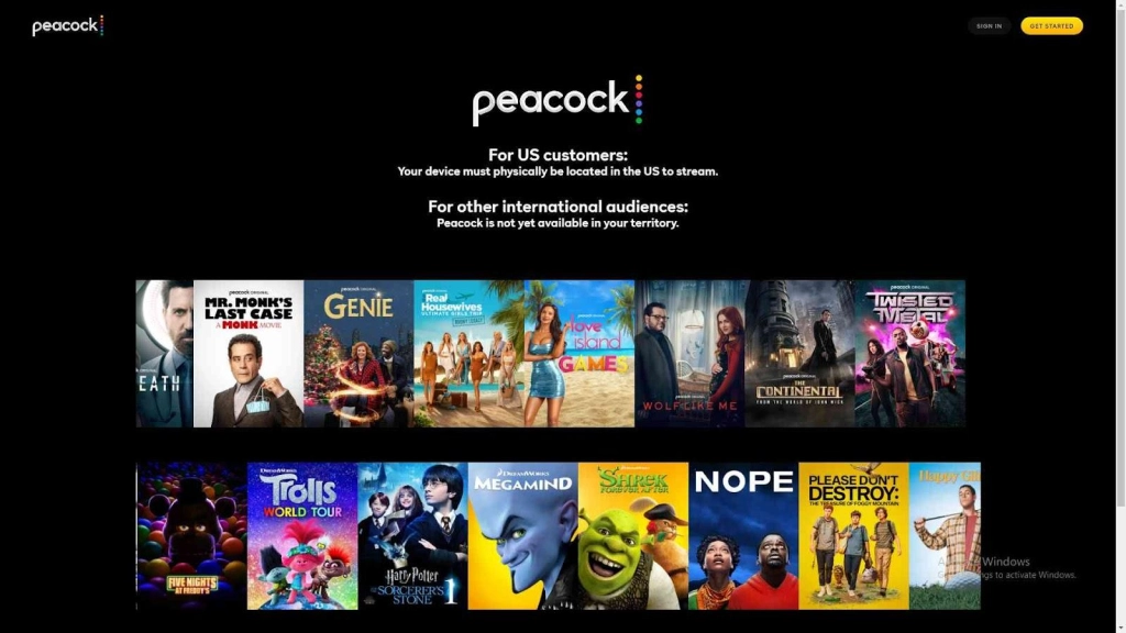 Peacock TV