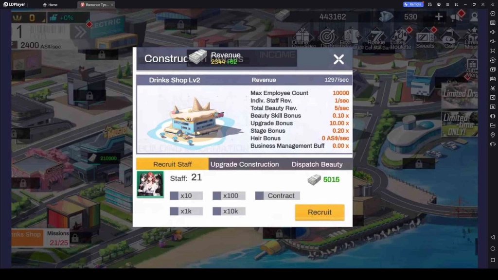 How Do You Earn a High Revenue in Romance Tycoon