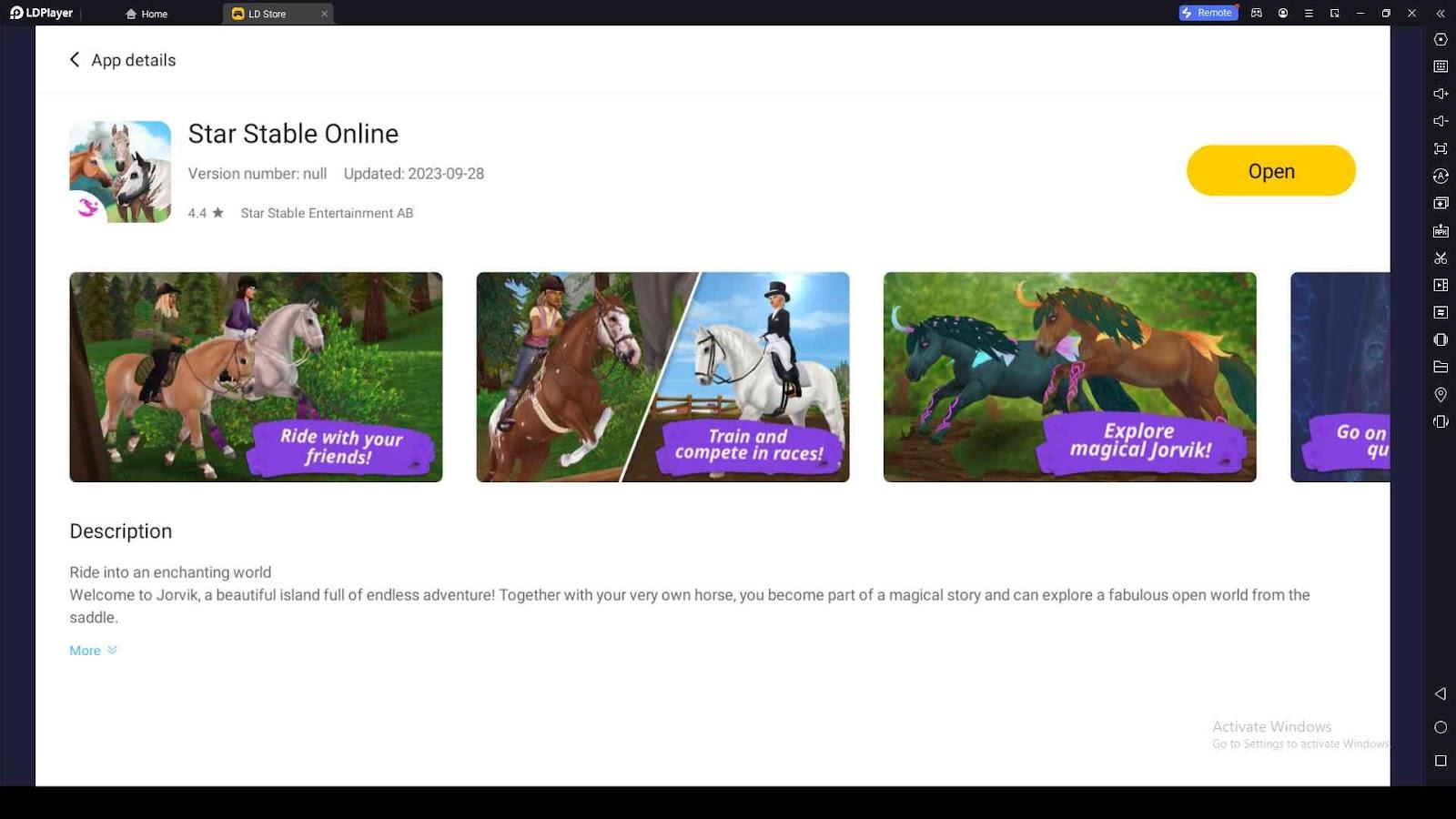 Enhance Your Star Stable Experience on PC with LDPlayer
