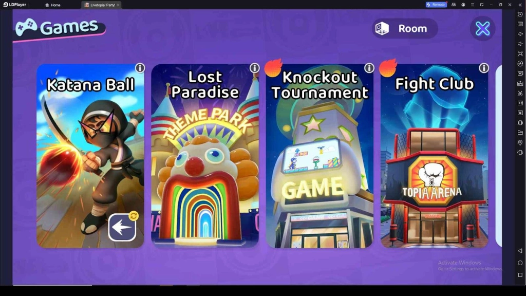 Try Games in Livetopia