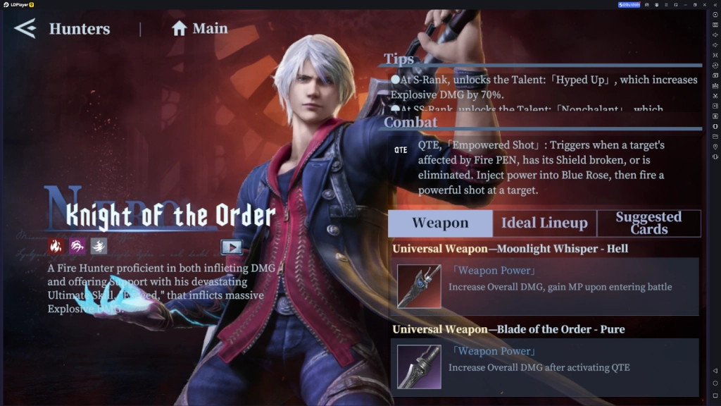 DEVIL MAY CRY: PEAK OF COMBAT Bảng xếp hạng nhân vật / TIER LIST