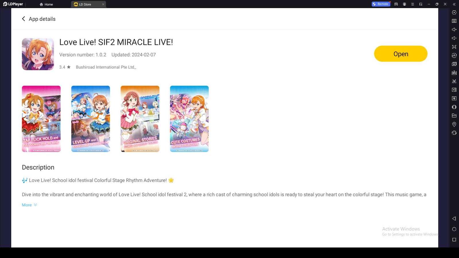 Enjoy Love Live! SIF2 on PC with LDPlayer