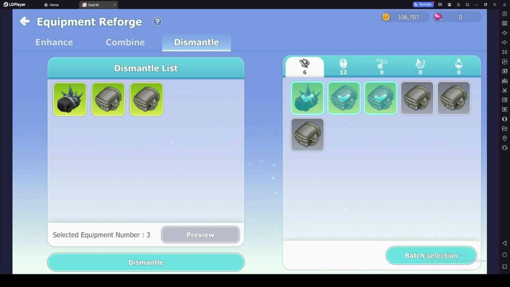 Equipment Dismantle