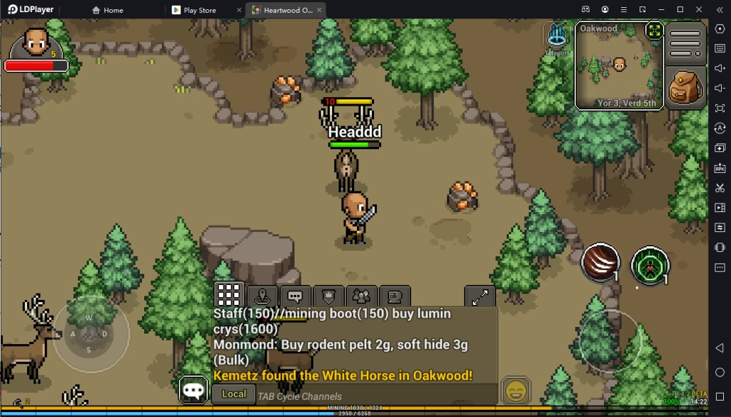 Heartwood Online ไกด์เล่นเกมฉบับเข้าใจง่ายกับเกม MMORPG ภาพ Pixel ย้อนยุคบน LDPlayer9