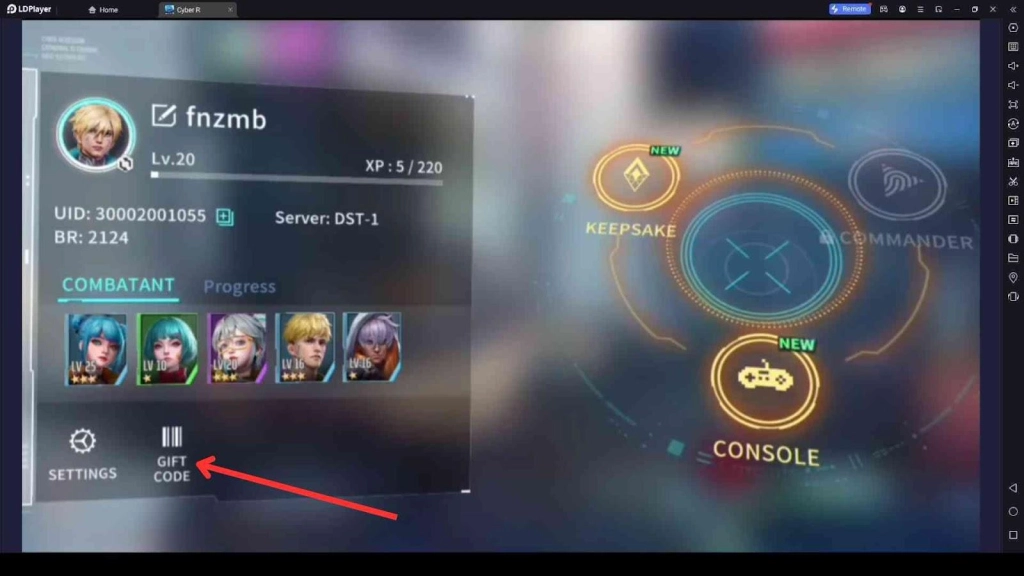 Redeeming Process for the Codes in Cyber Rebellion