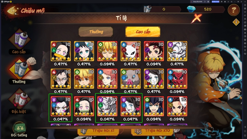 Hơi Thở Mặt Trời: Cách Reroll nhiều tab trên PC nhanh