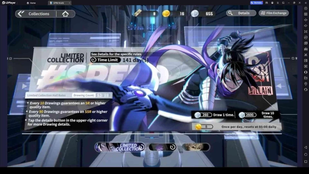 One Punch Man World Reroll Steps