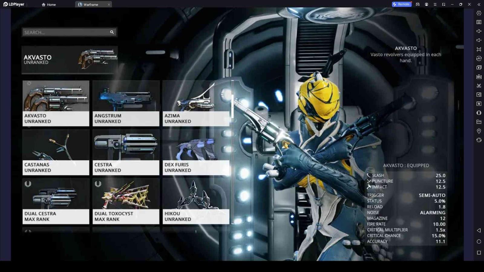 Enhancing the Warframes as well as the Weapons