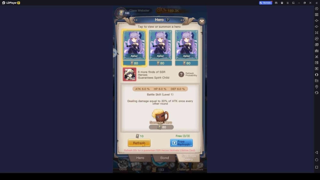 Summon the Best Heroes and Deploy Them