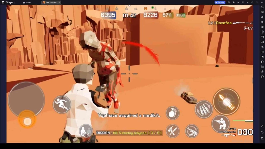 Observe Your Surroundings and Shoot All the Visible Threats