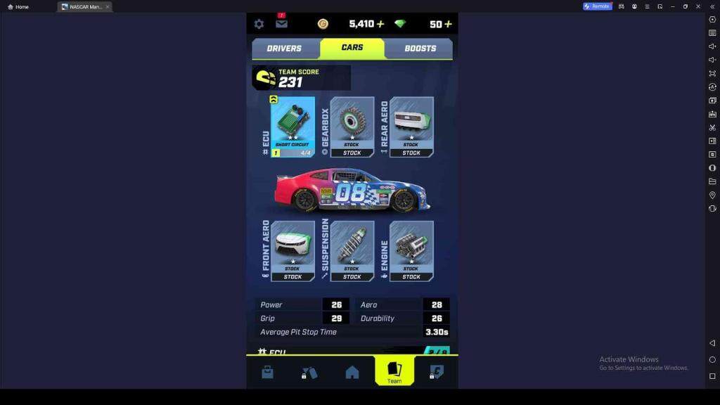 Be Aware of the Car Component Stats