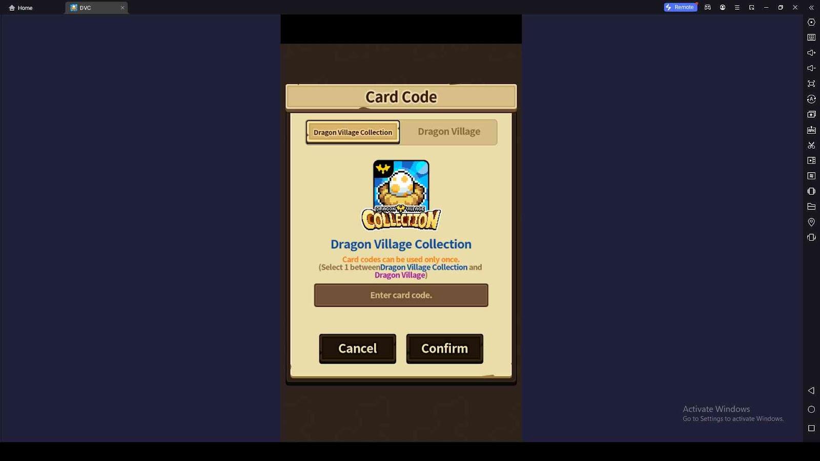 Redeem Dragon Village Collection Codes