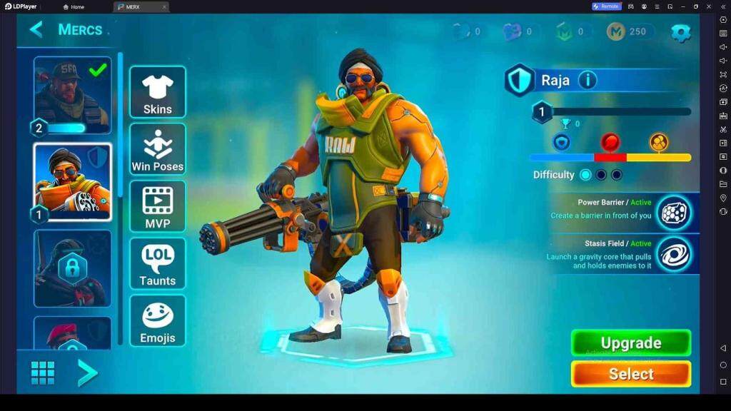 Unlock New Mercs and Upgrade Them