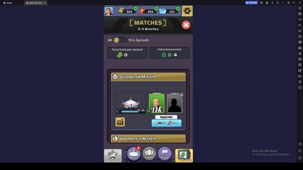 Unlock New Matches Episode by Episode and Start Wrestling