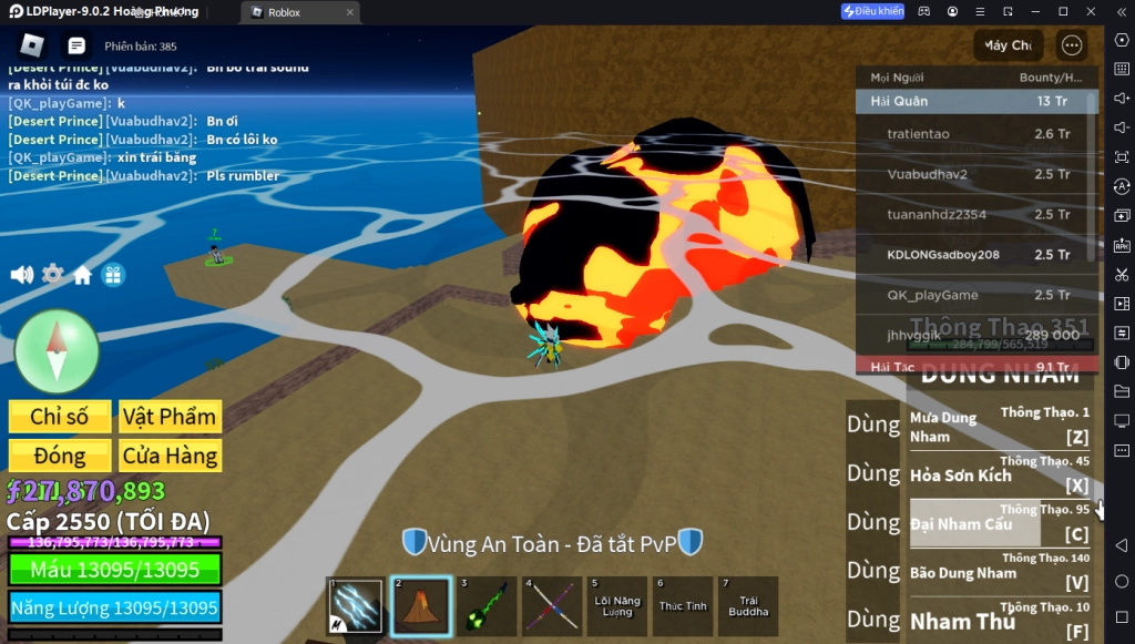 Roblox: Top 5 Trái Ác Quỷ Giúp Người Chơi Farm Nhanh Nhất Blox Fruits
