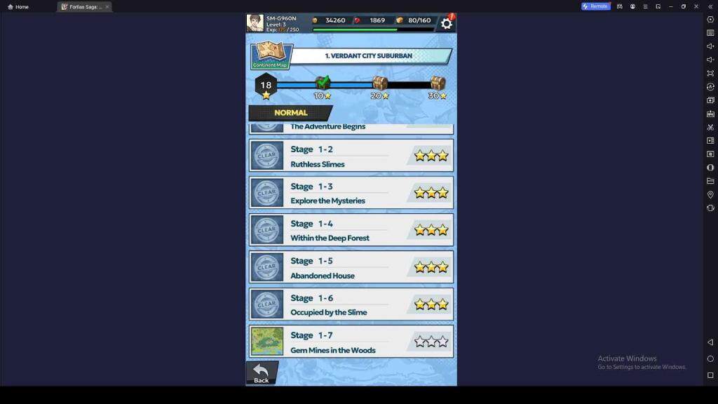 Clear the Stages As Much As You Can