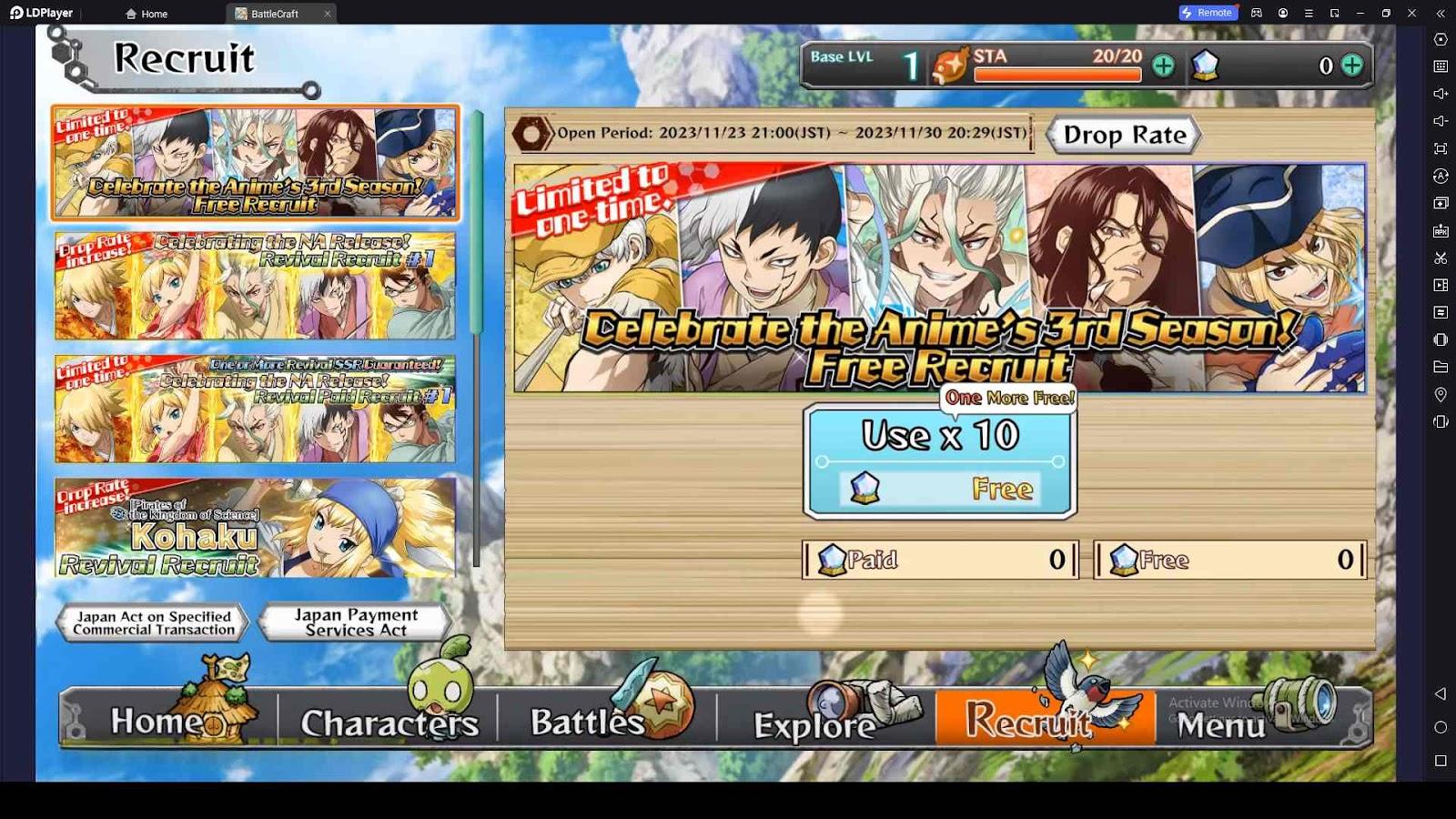How do You Obtain the Best Heroes in Dr.STONE Battle Craft