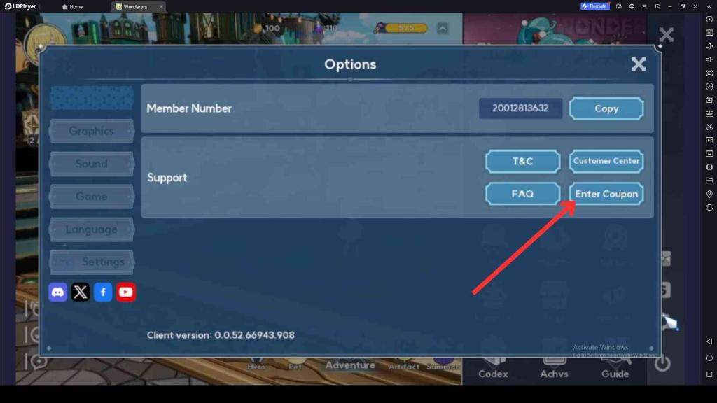 Redeeming Your Codes in Wonderers: Eternal World
