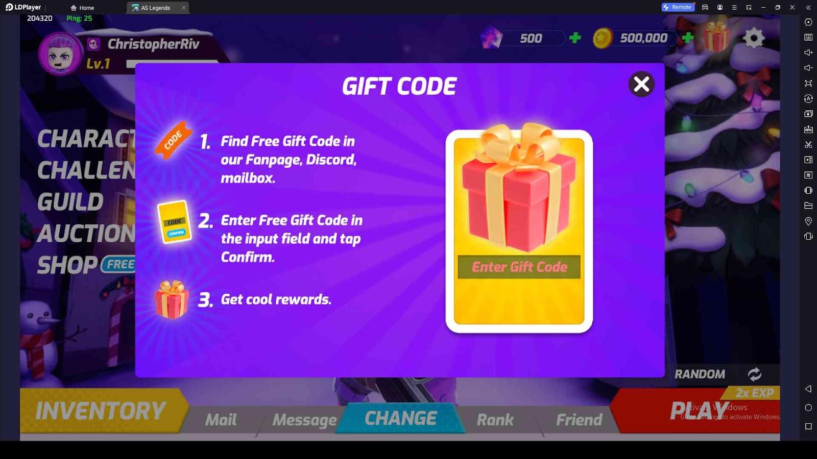 Redeeming Your Codes in As Legends