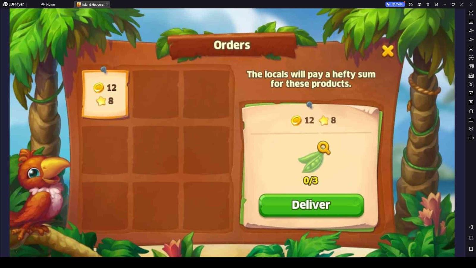 Deliver the Orders in Island Hoppers: Jungle Farm