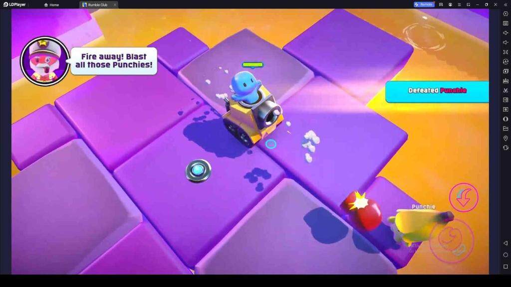 Pick up the Gadgets in Rumble Club