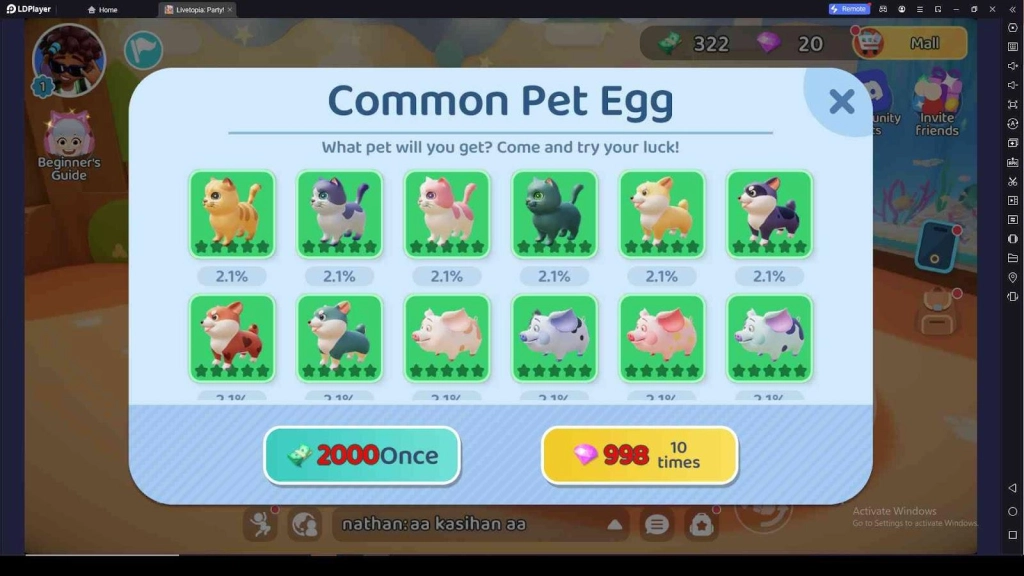 Adopt Pets in Livetopia: Party!