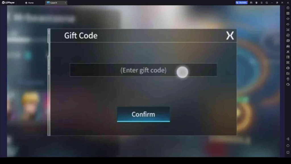 Redeeming Process for the Codes in Cyber Rebellion