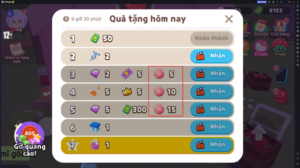 Play Together - VNG: Hướng dẫn sự kiện và thu thập vé bốc thăm dâu tây