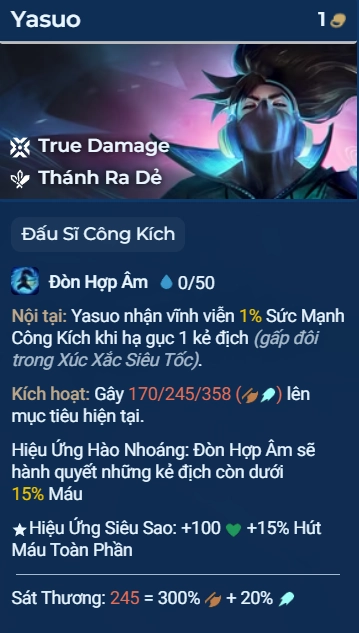 ĐTCL 13.24B: Đấu Trường Chân Lý Mobile (TFT): Đội hình Yasuo/Senna True Damage Dễ Chơi Leo Rank Cực Gắt