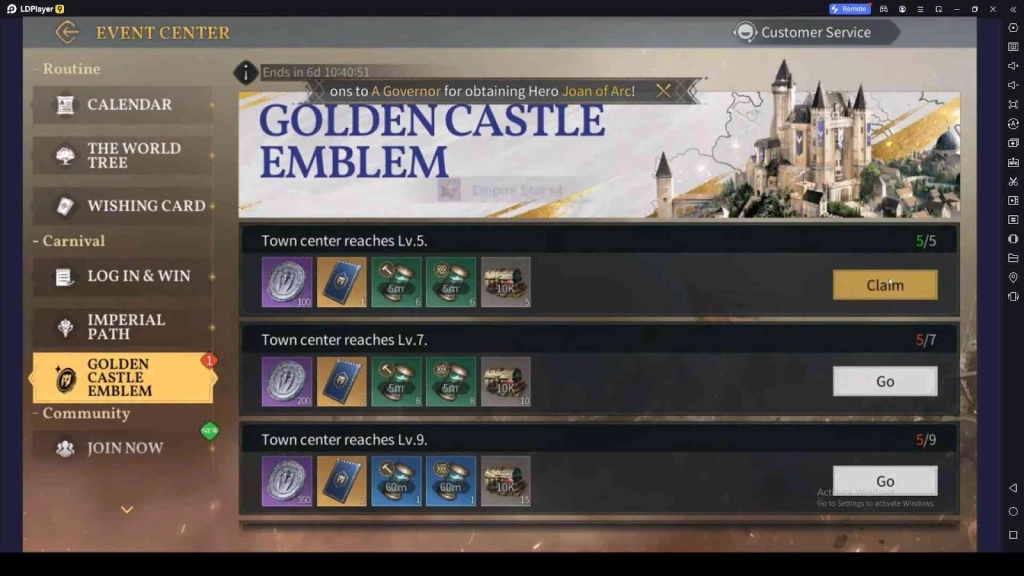 Take Events When they Are Live
