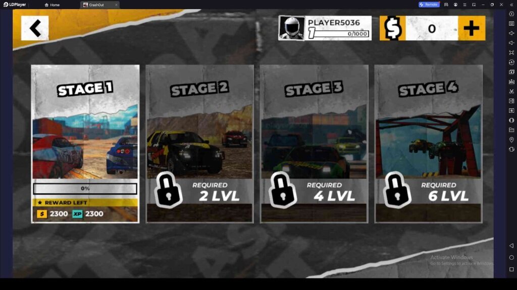 Start with the Career Mode