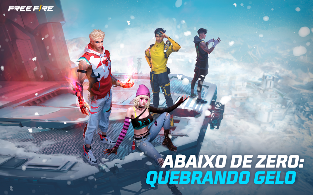 Recompensas Gratuitas durante todo o fim de ano no Free Fire: Quebrando Gelo!
