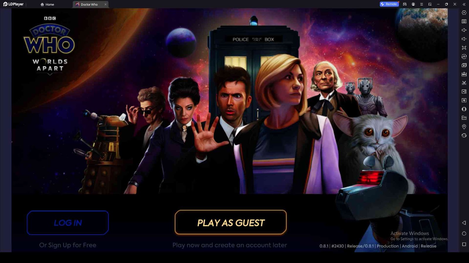 Doctor Who: Worlds Apart Codes