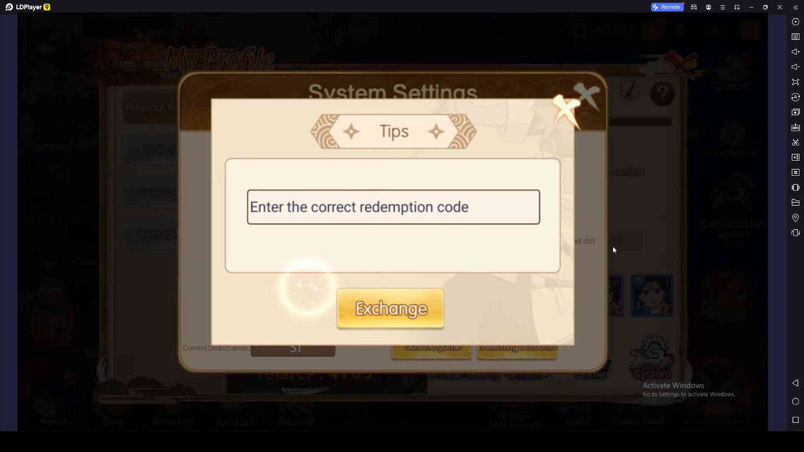 Redeeming Process for the Codes in Jutsu Abyss: Chakra Unleashed 