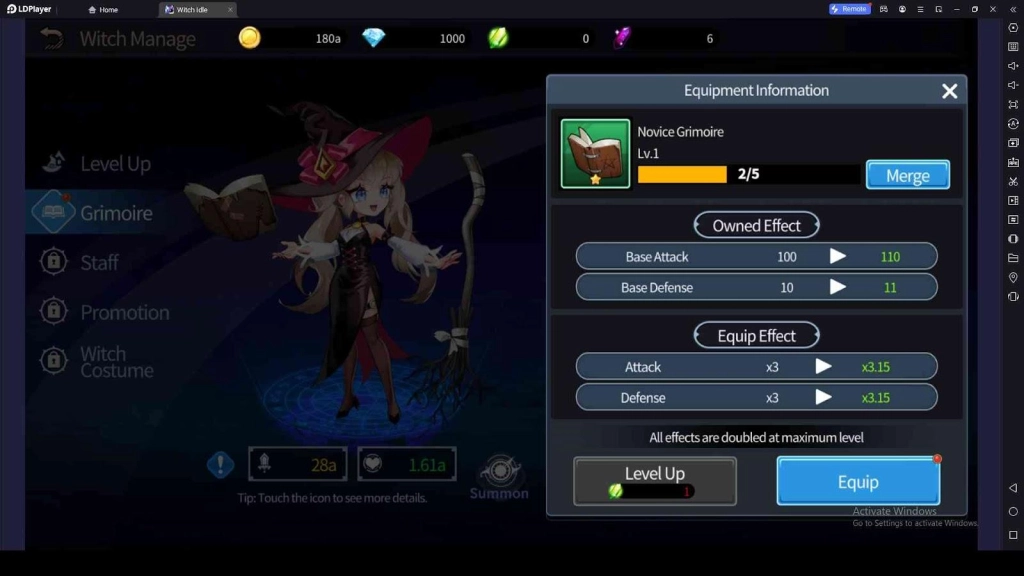 Equip the Best Grimoire