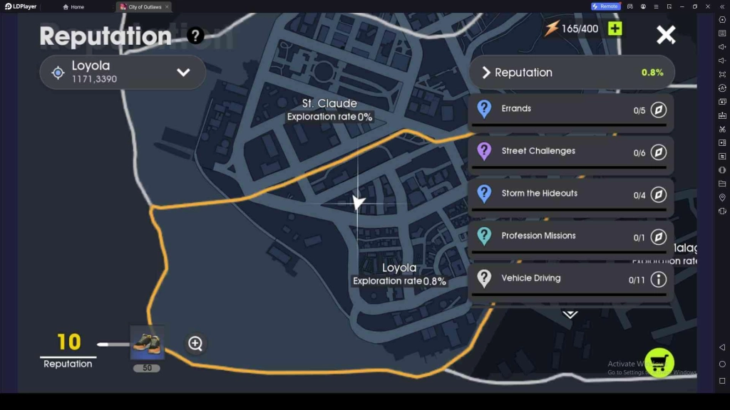 Reputation as a Powerful Gangster in City of Outlaws