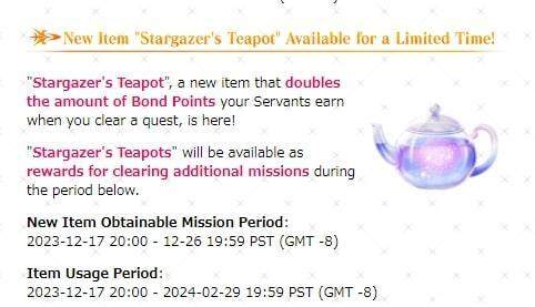 Fate/Grand Order Story Clear Support Campaign Part 4 Event Guide