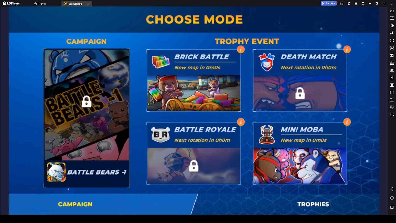 Awesome Battle Modes to Try in BATTLE BEARS HEROES