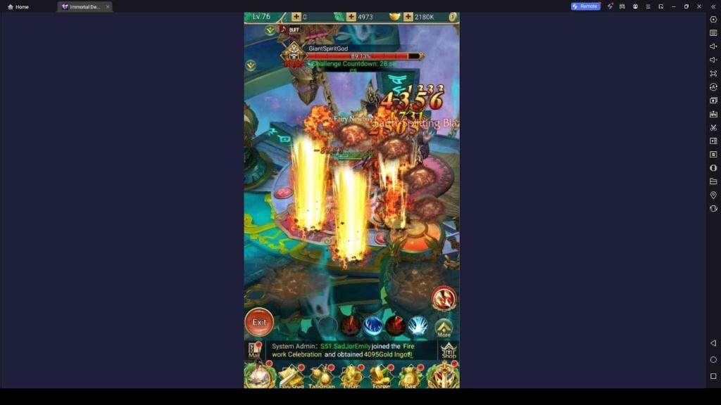 Immortal Demon: Darkness Progression