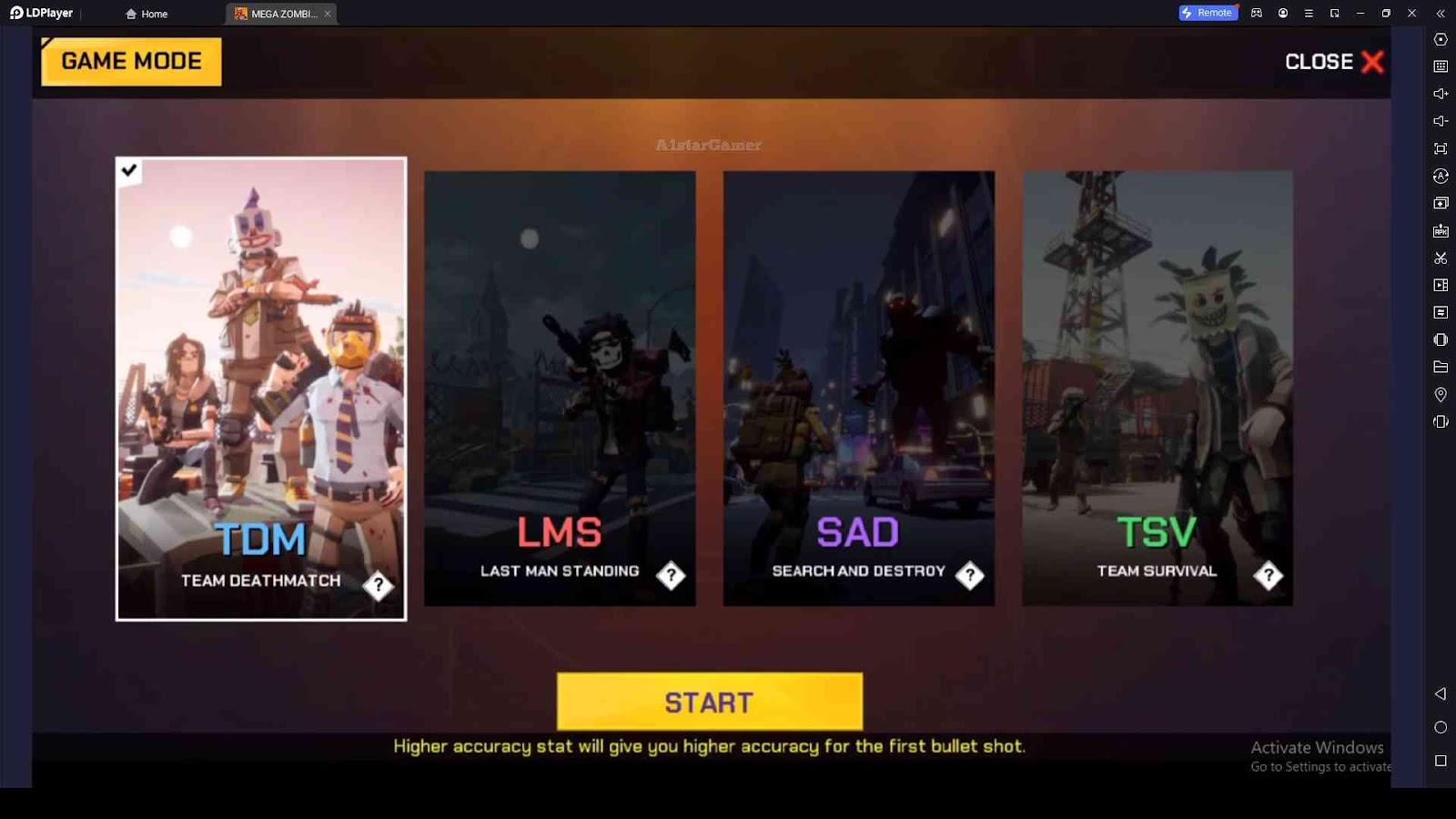 Game Modes to Play in Mega Zombie M