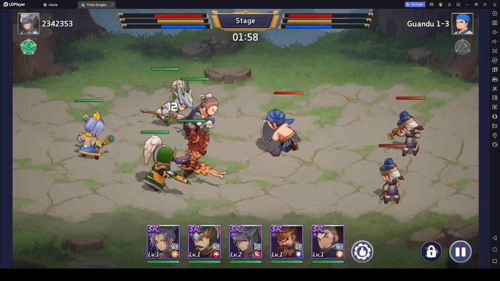 The Battles in Three Kingdoms Tempest