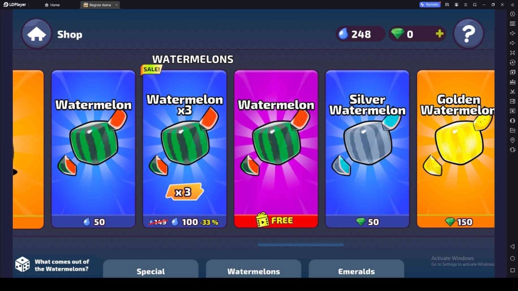 Free Options